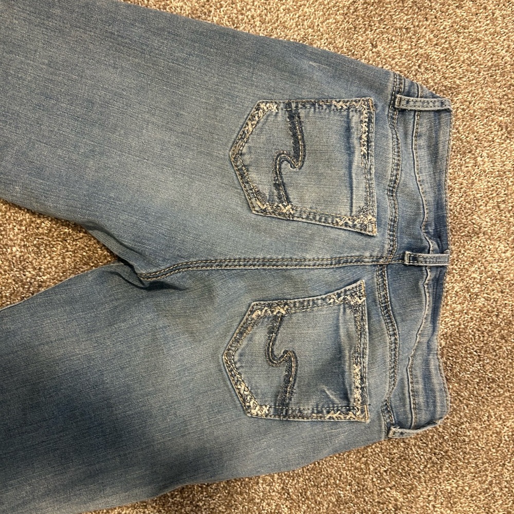 Silver Jeans Light Blue Straight Leg Women's Jeans